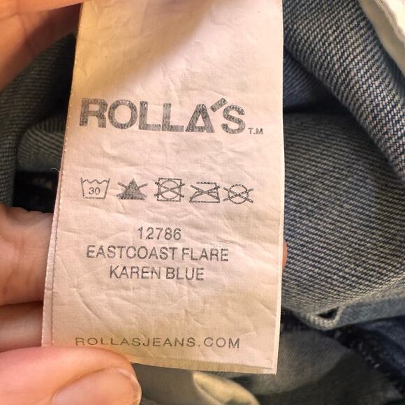 Rolla's Eastcoast High Rise Flare in "Karen Blue" Size 27 - Picture 13 of 14
